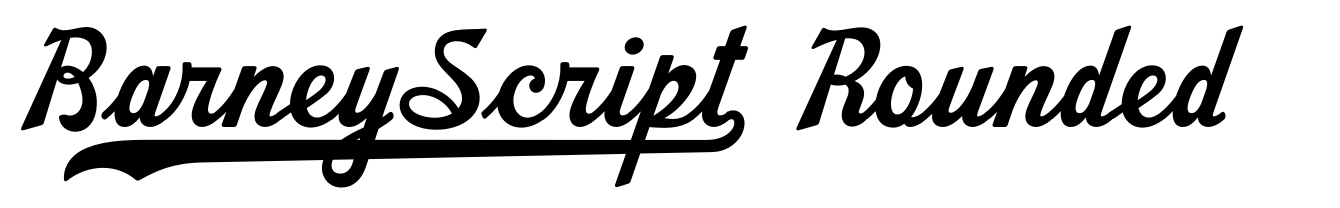 Barney Script Rounded
